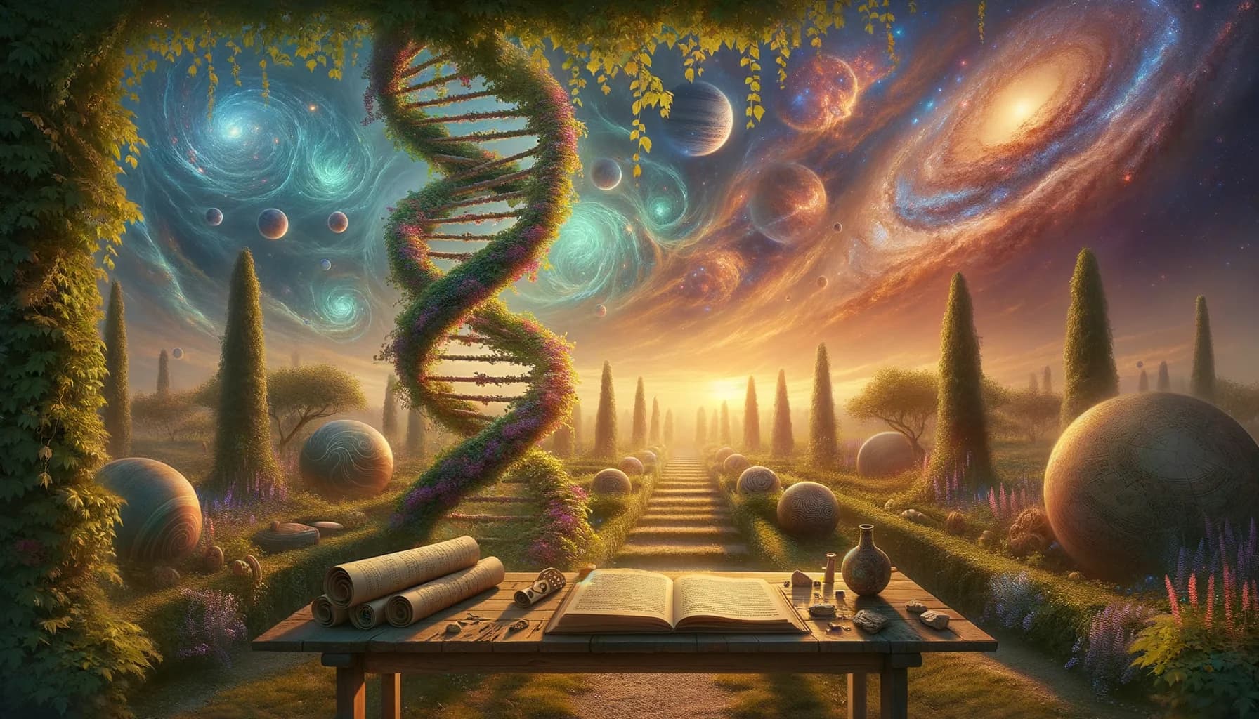 Visual representation for The Genesis Debate: Understanding Creation and Modern Science